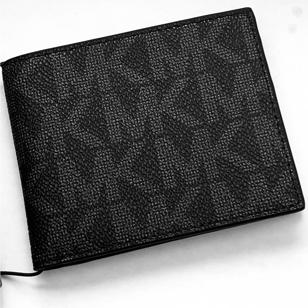 Michael Kors Men, Black Slim, Billfold , Wallet